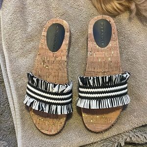 Coach slip in sandals. Size 8.